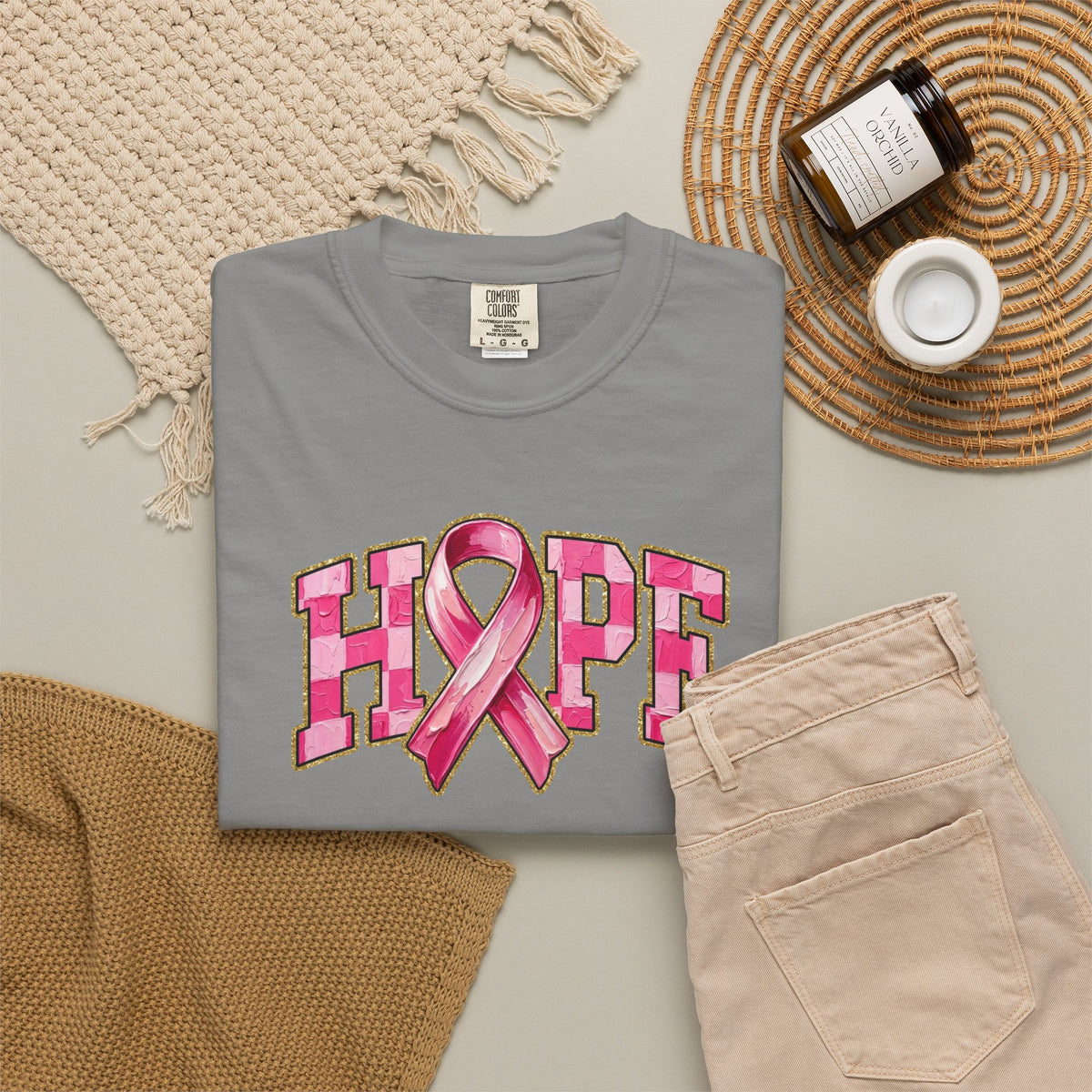 Hope Ribbon T-Shirt — Breast Cancer Awareness Tee