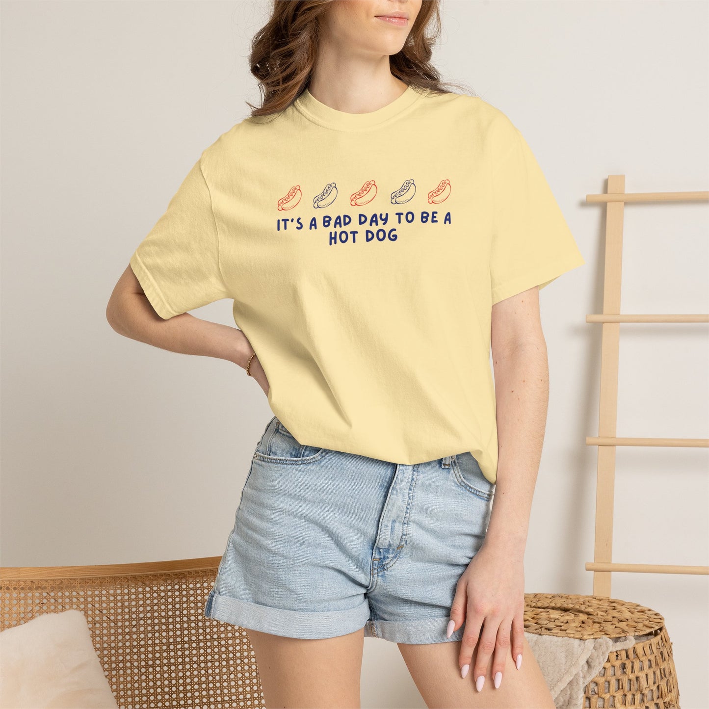 “It’s a Bad Day to Be a Hot Dog” Graphic T-Shirt