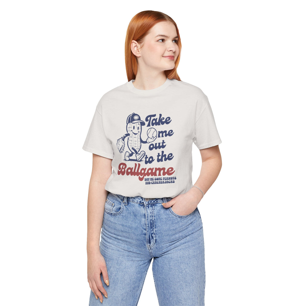 Baseball Tee — "Take Me Out to the Ballgame" Vintage Mascot T-Shirt
