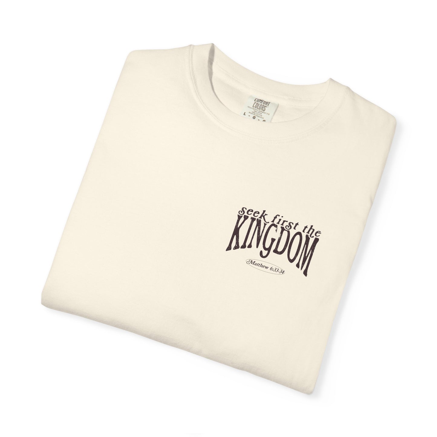 Seek First the Kingdom T-Shirt — Floral Faith Graphic Tee