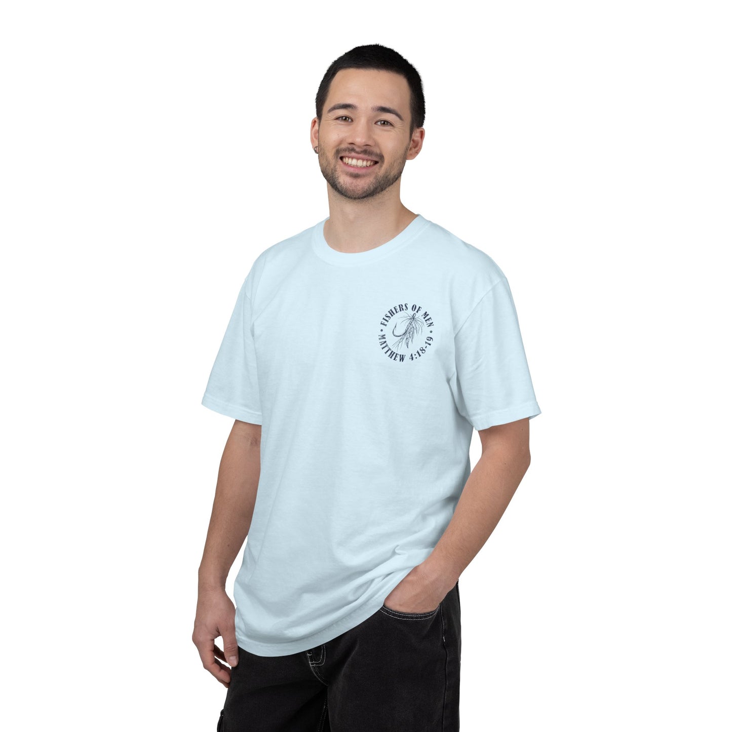 Fishers of Men T-Shirt — Christian Fishing Graphic Tee (Matthew 4:18-19)