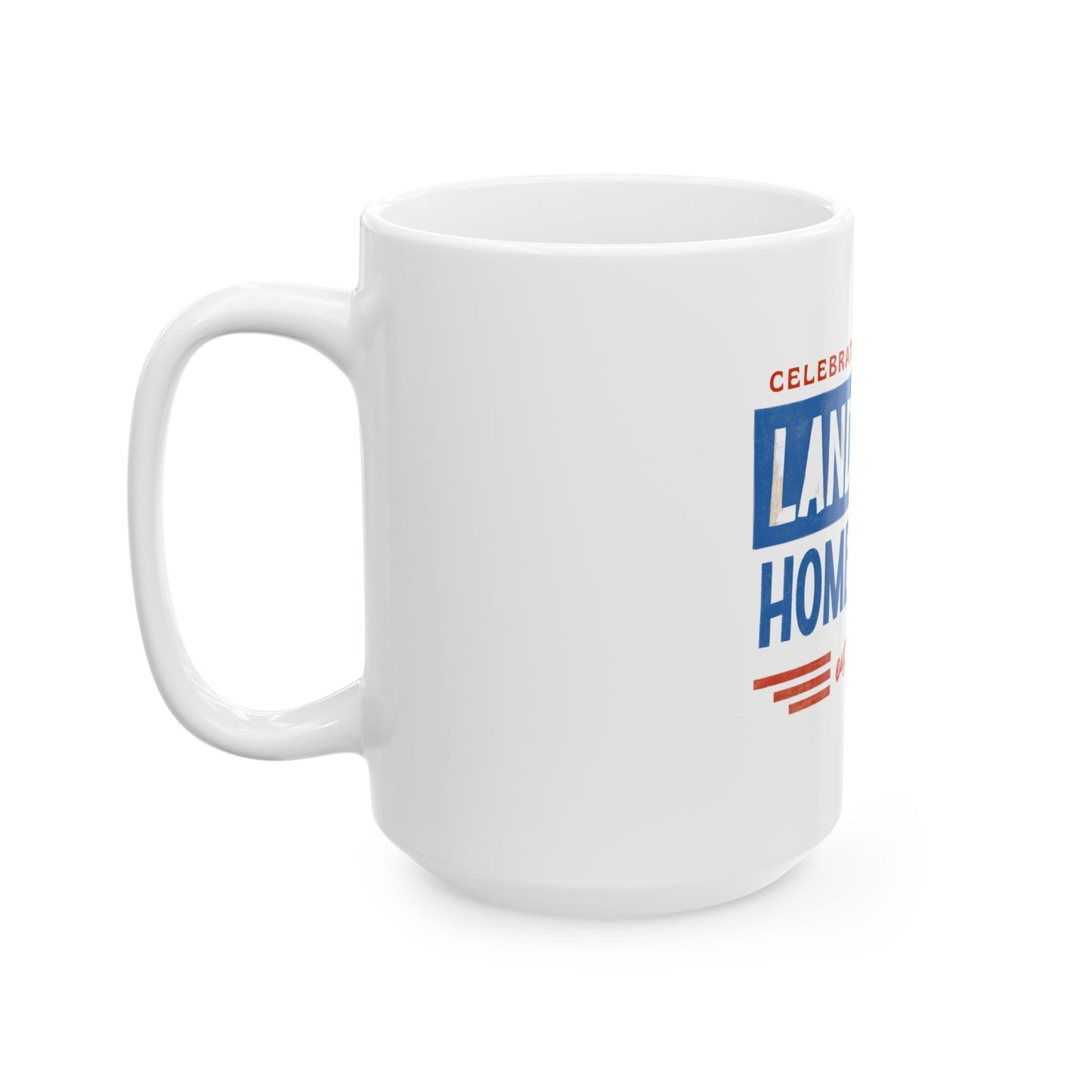 Ceramic Mug — "Land of the Free, Home of the Brave" 1776 Patriotic Coffee Mug (11oz/15oz)