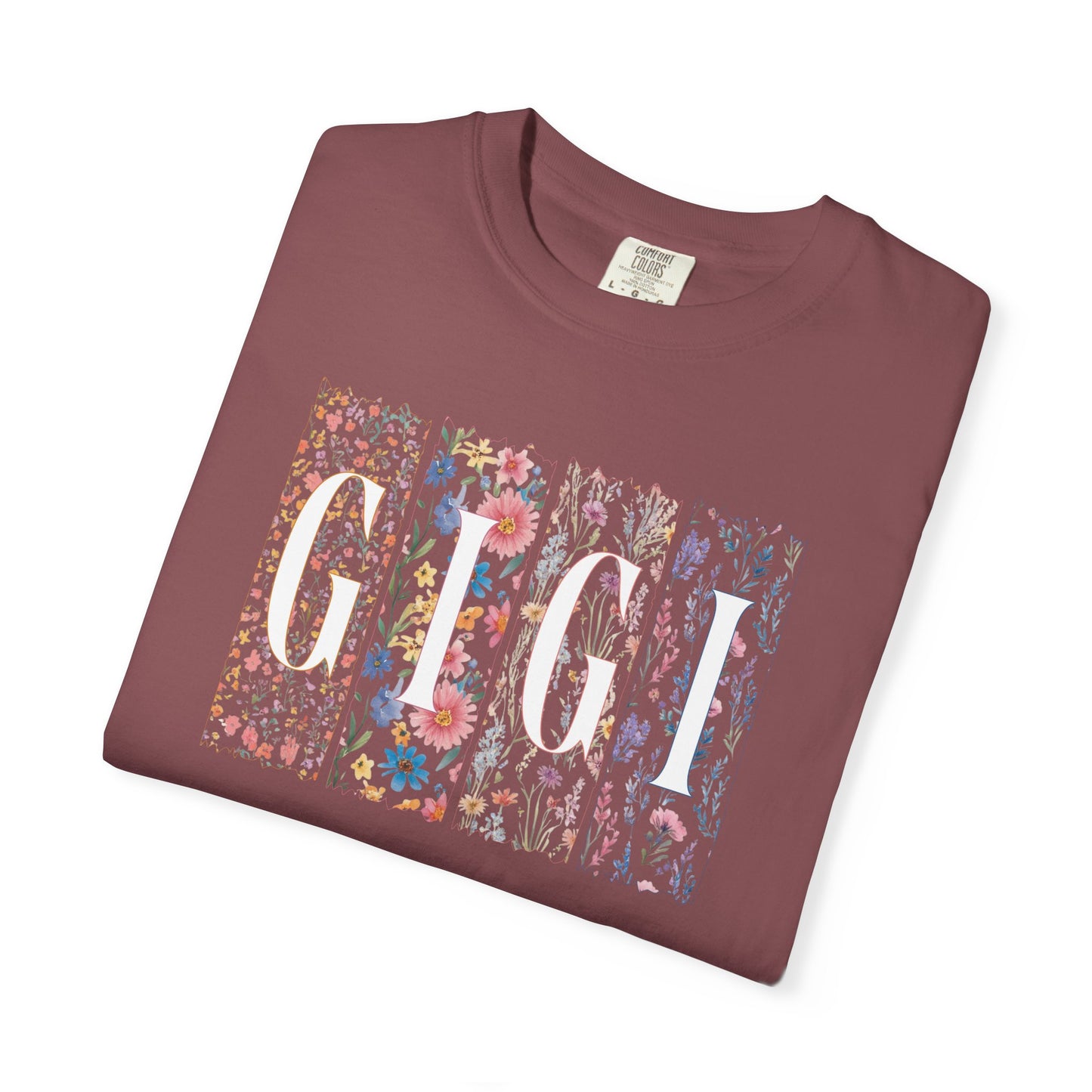 "GiGi" Floral Meadow Graphic T-Shirt — Watercolor Wildflower Print
