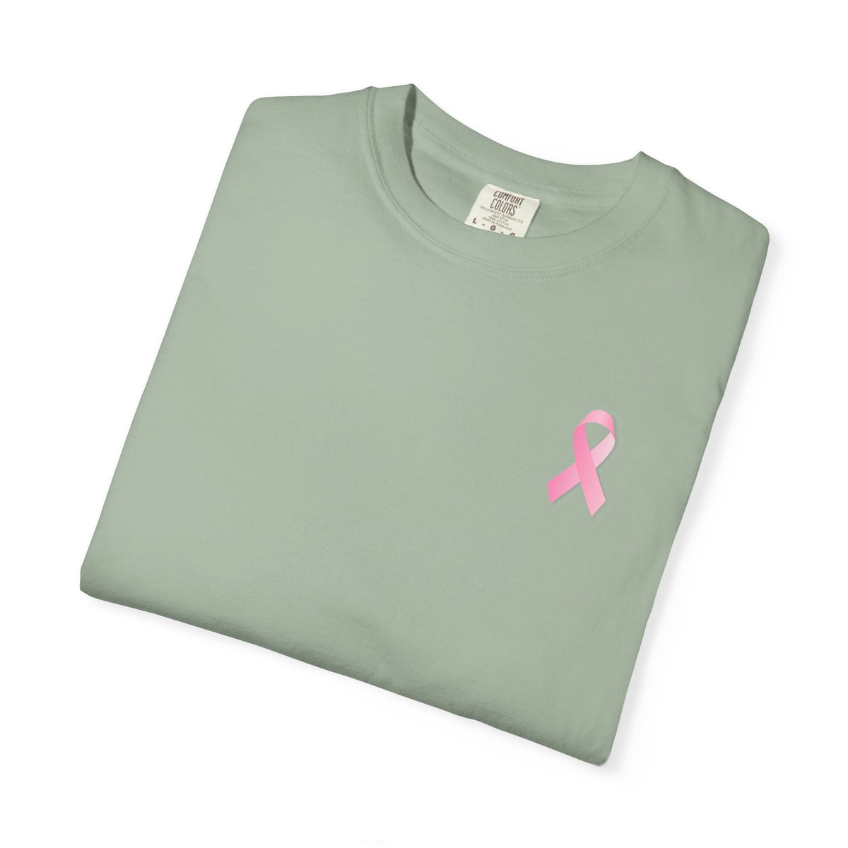 Breast Cancer Awareness T-Shirt — "No One Fights Alone" Flag Tee