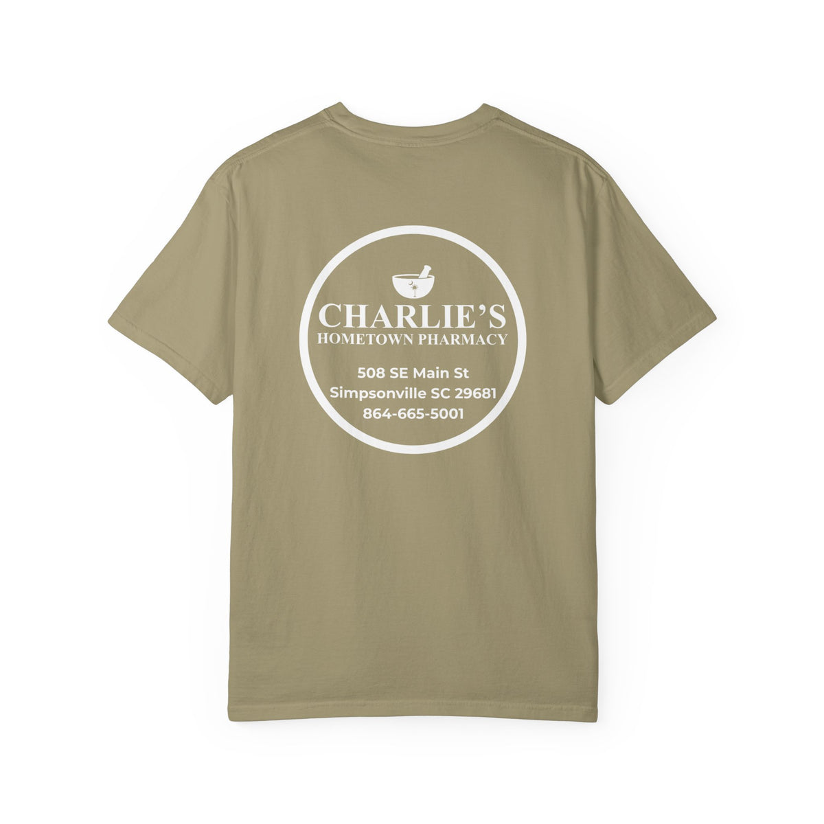 Pharmacy Logo T-Shirt — Charlie’s Hometown Pharmacy Logo Tee