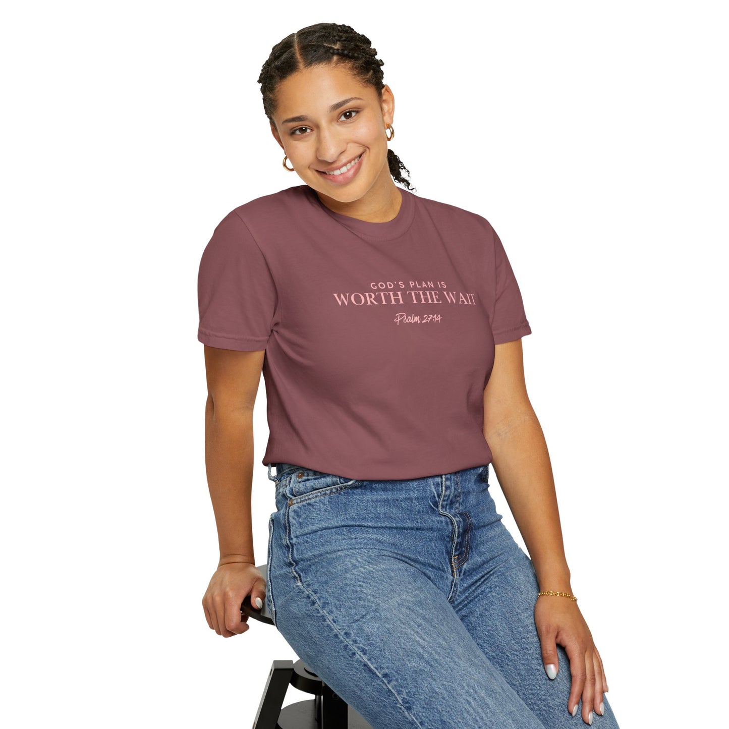 Worth the Wait T-Shirt — 'God & Grace' Inspirational Faith Tee