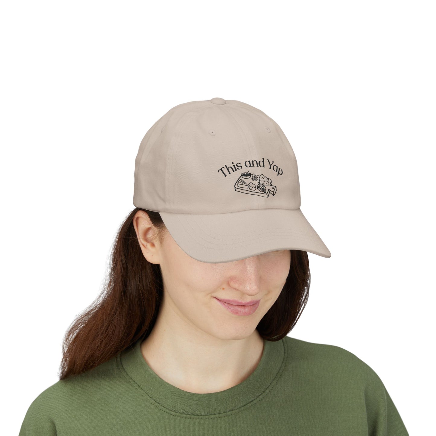 Dad Cap — 'This and Yap' Cheese Board Embroidery Hat