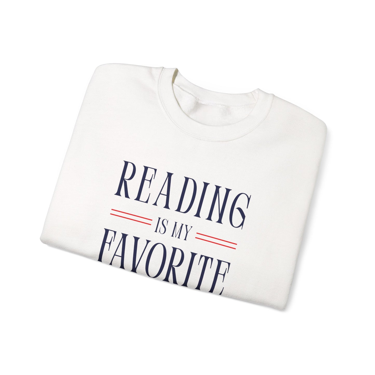 'Reading Is My Favorite Sport' Sweatshirt