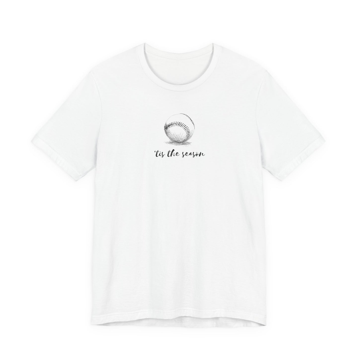 T-Shirt — 'Tis the Season' Minimal Baseball Tee