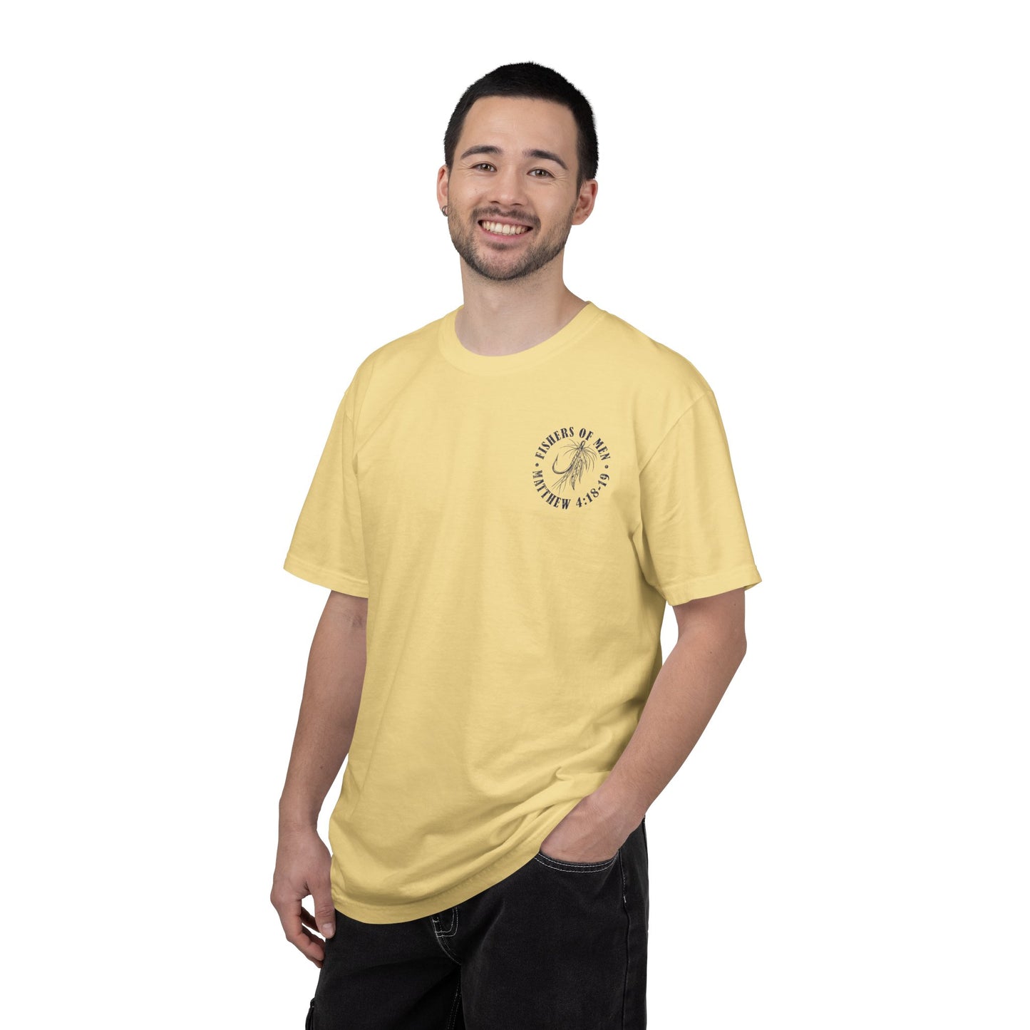 Fishers of Men T-Shirt — Christian Fishing Graphic Tee (Matthew 4:18-19)