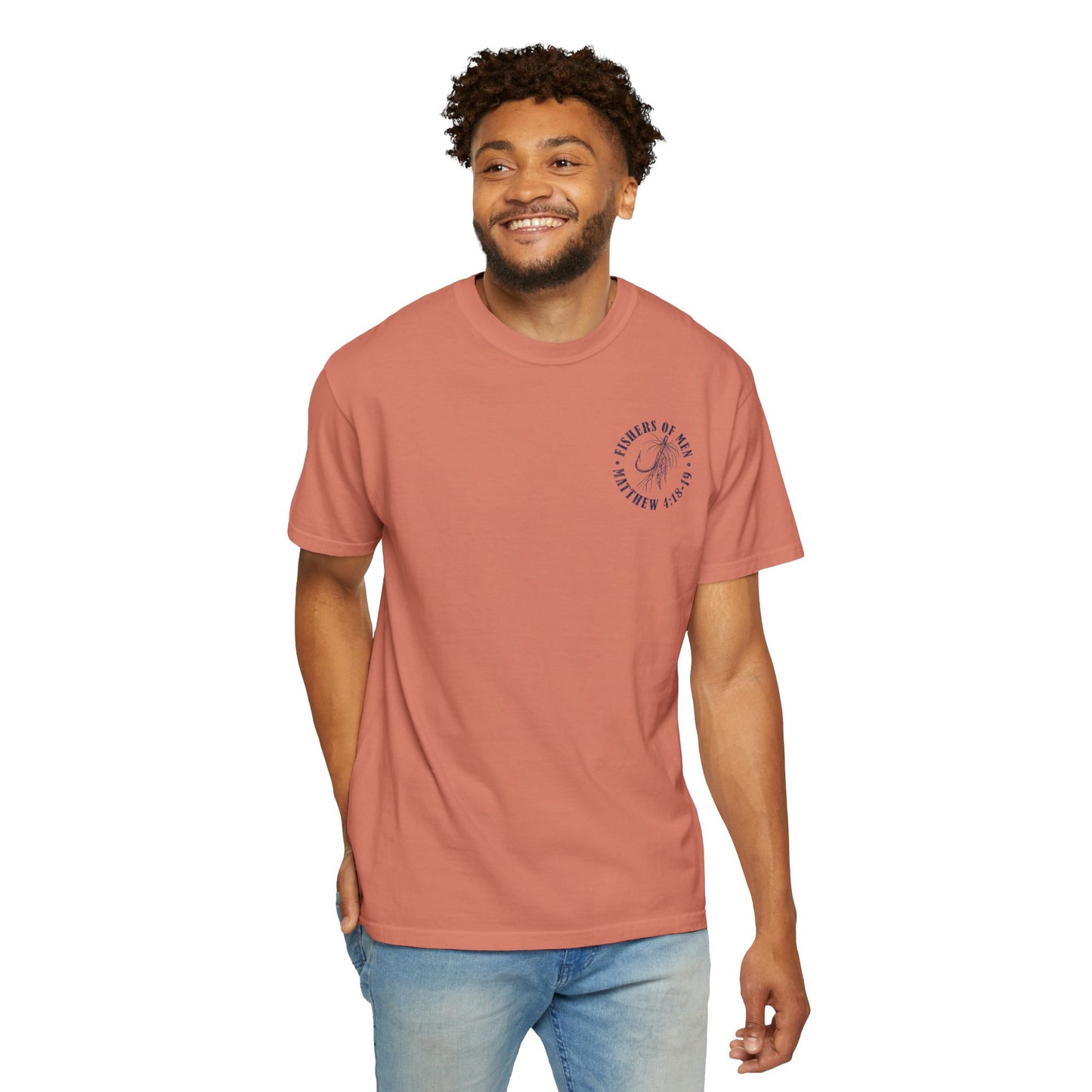 Fishers of Men T-Shirt — Christian Fishing Graphic Tee (Matthew 4:18-19)