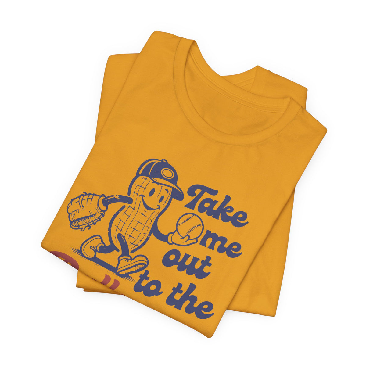 Baseball Tee — "Take Me Out to the Ballgame" Vintage Mascot T-Shirt