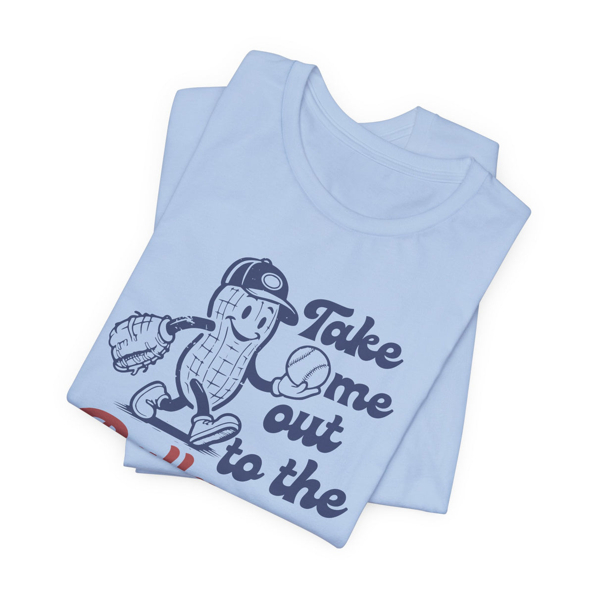 Baseball Tee — "Take Me Out to the Ballgame" Vintage Mascot T-Shirt