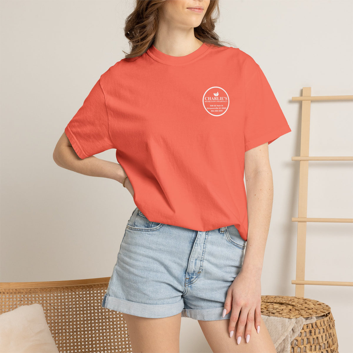 Pharmacy Logo T-Shirt — Charlie’s Hometown Pharmacy Logo Tee