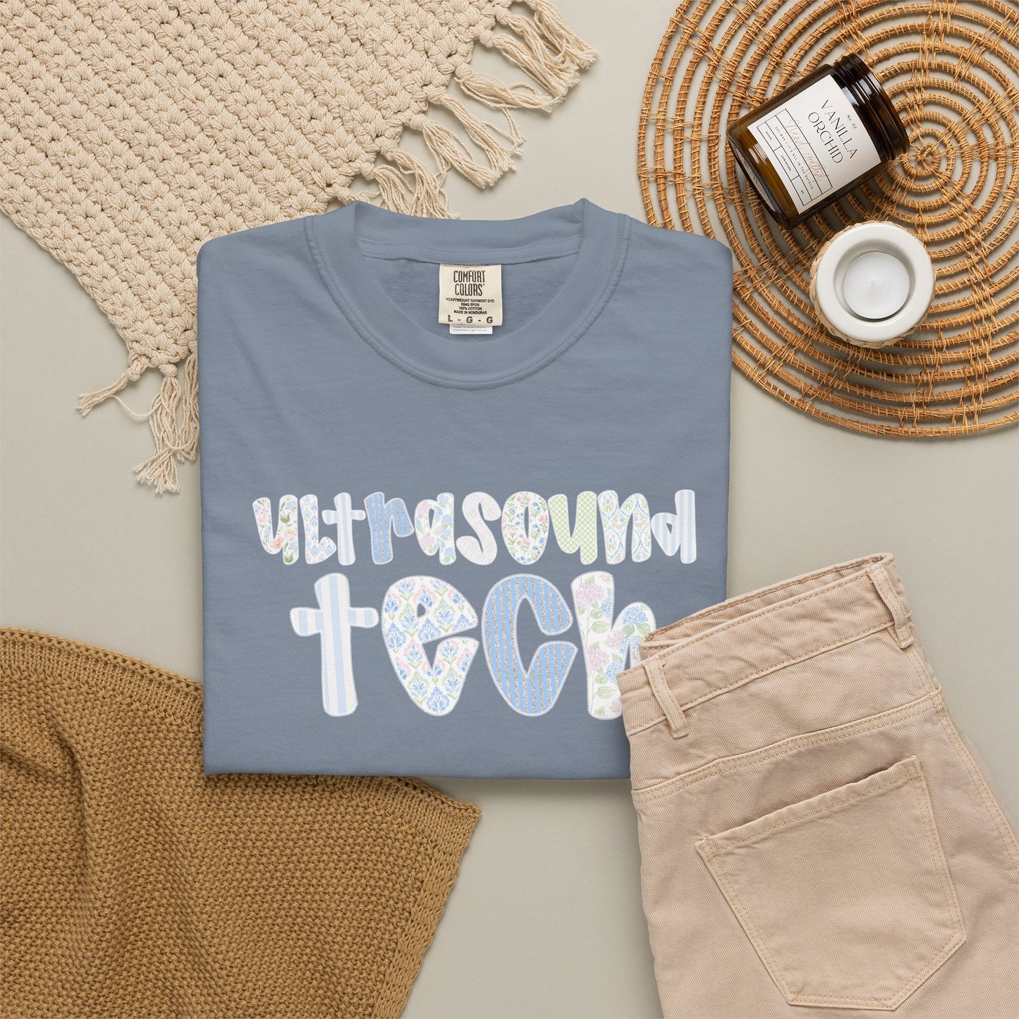 Ultrasound Tech T-Shirt — Cute Pastel Medical Sonographer Tee