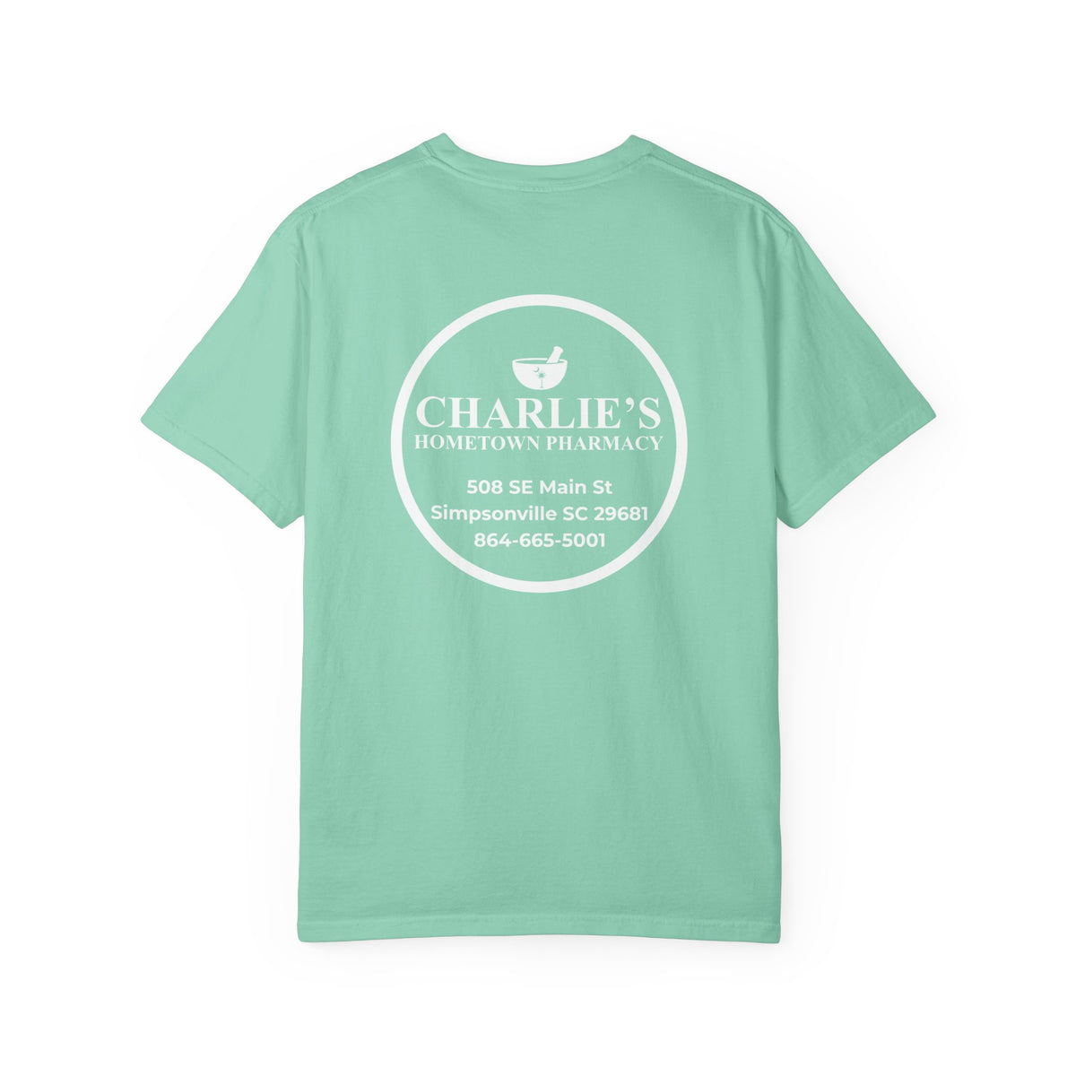 Pharmacy Logo T-Shirt — Charlie’s Hometown Pharmacy Logo Tee