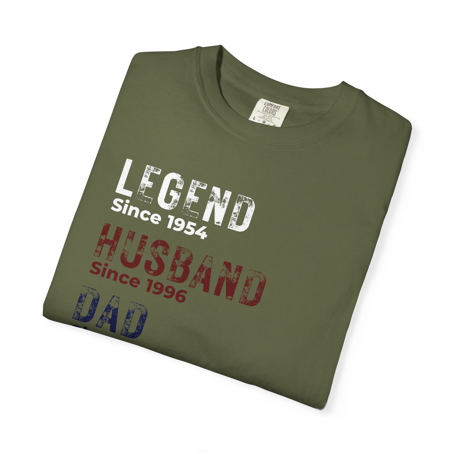 CUSTOM Legend, Husband, Dad T-Shirt — Vintage Tribute Tee