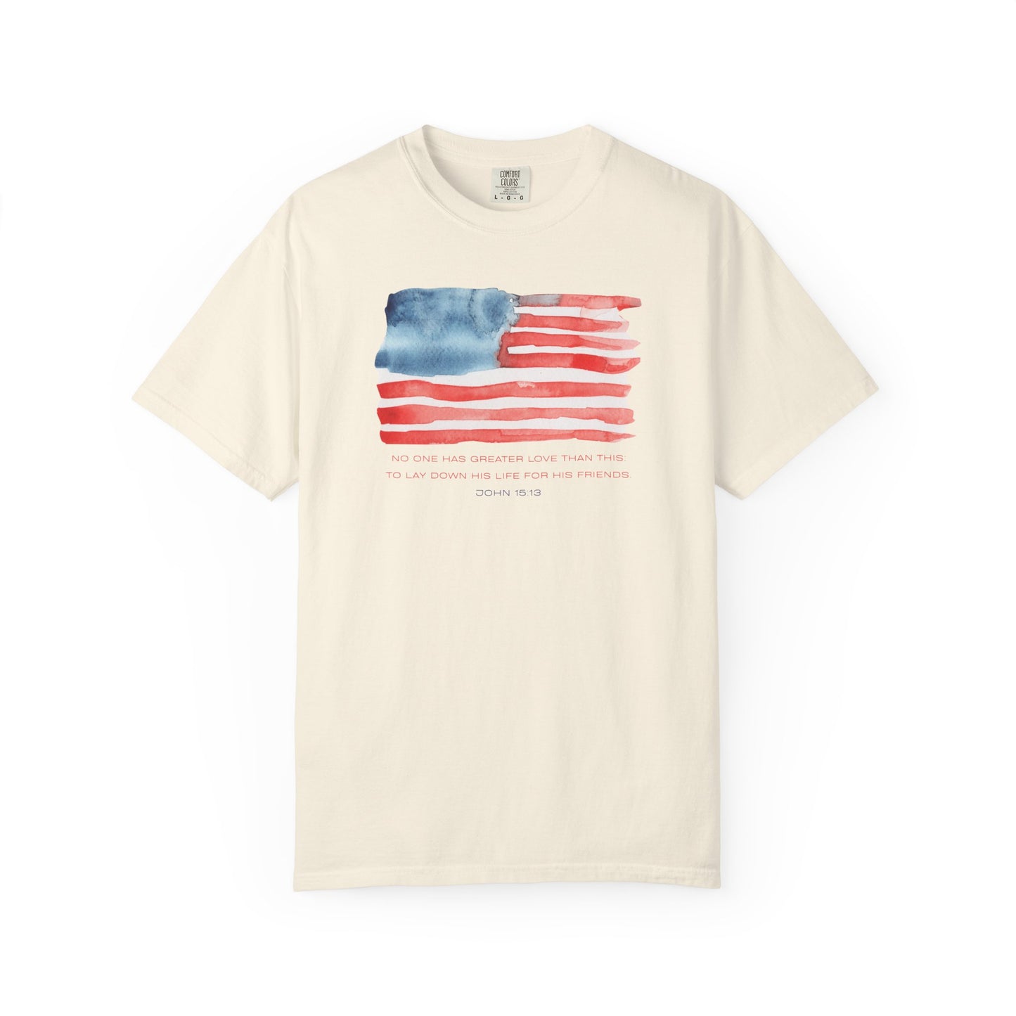 American Watercolor Flag T-Shirt