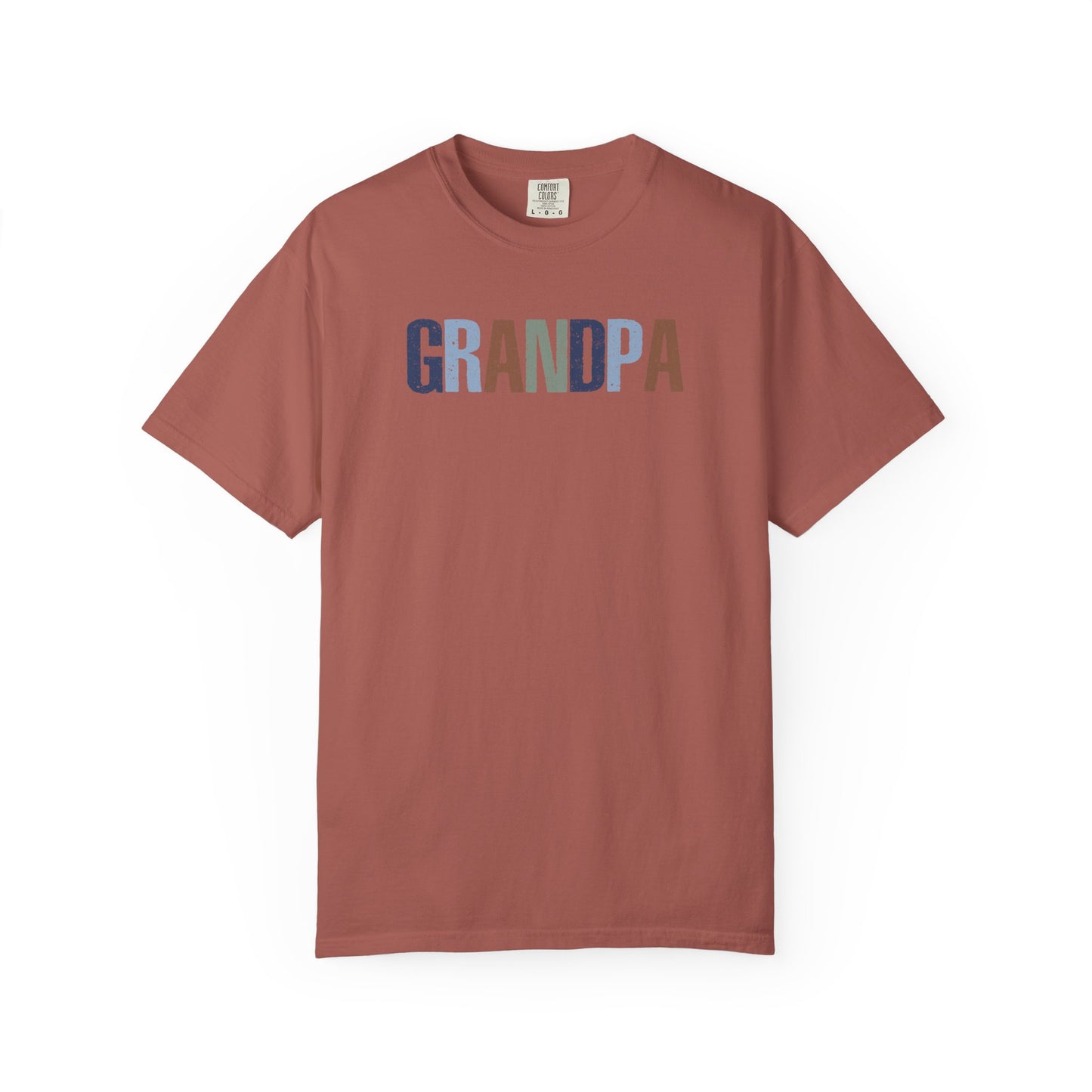 Grandpa Vintage Lettering T-Shirt — Comfortable Dad/Grandparent Gift for Father's Day