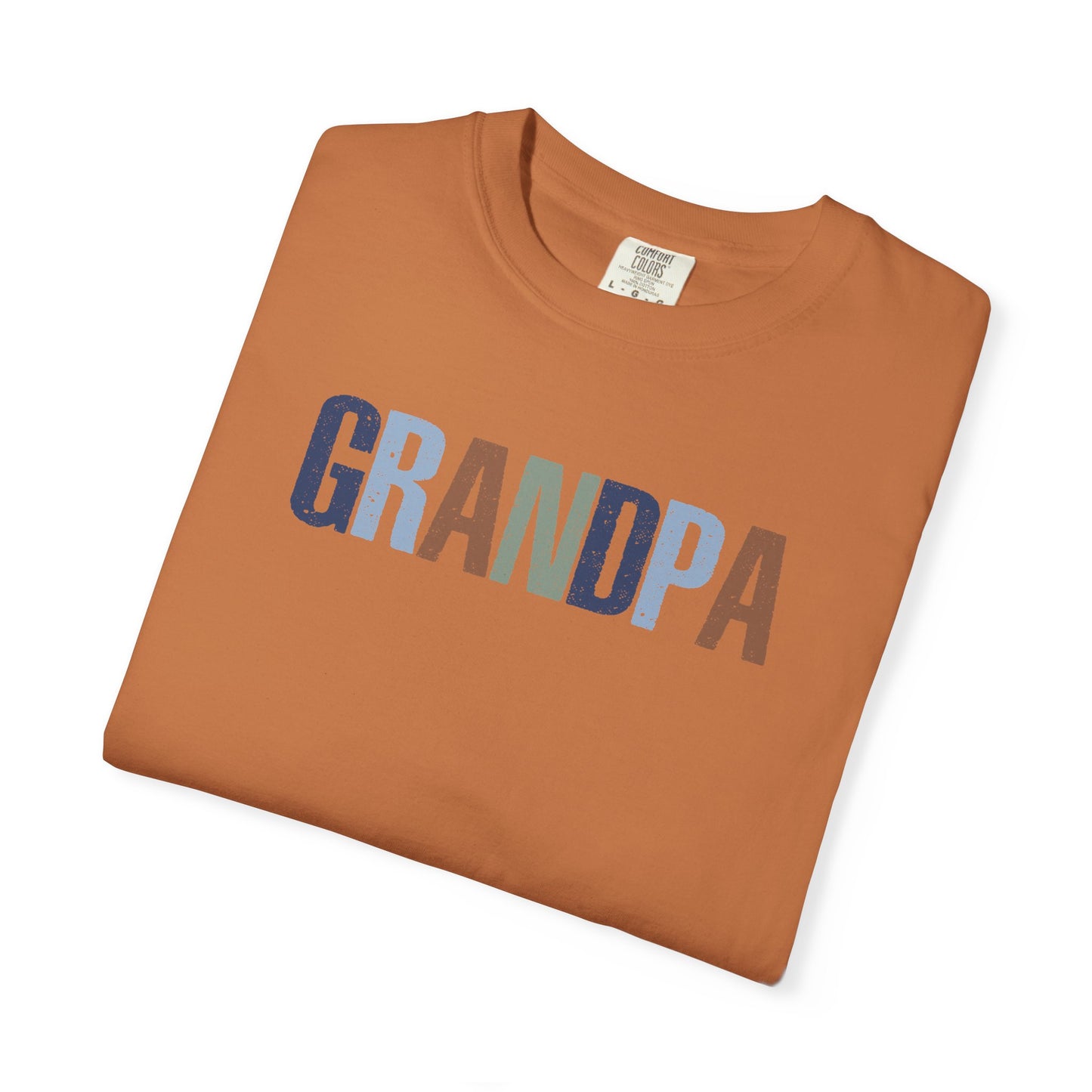 Grandpa Vintage Lettering T-Shirt — Comfortable Dad/Grandparent Gift for Father's Day