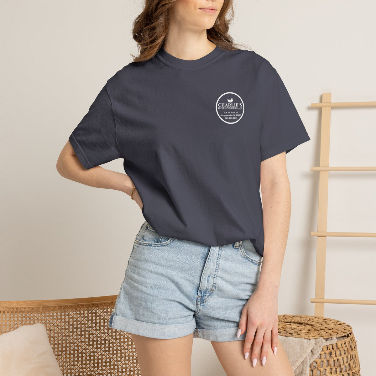 Pharmacy Logo T-Shirt — Charlie’s Hometown Pharmacy Logo Tee
