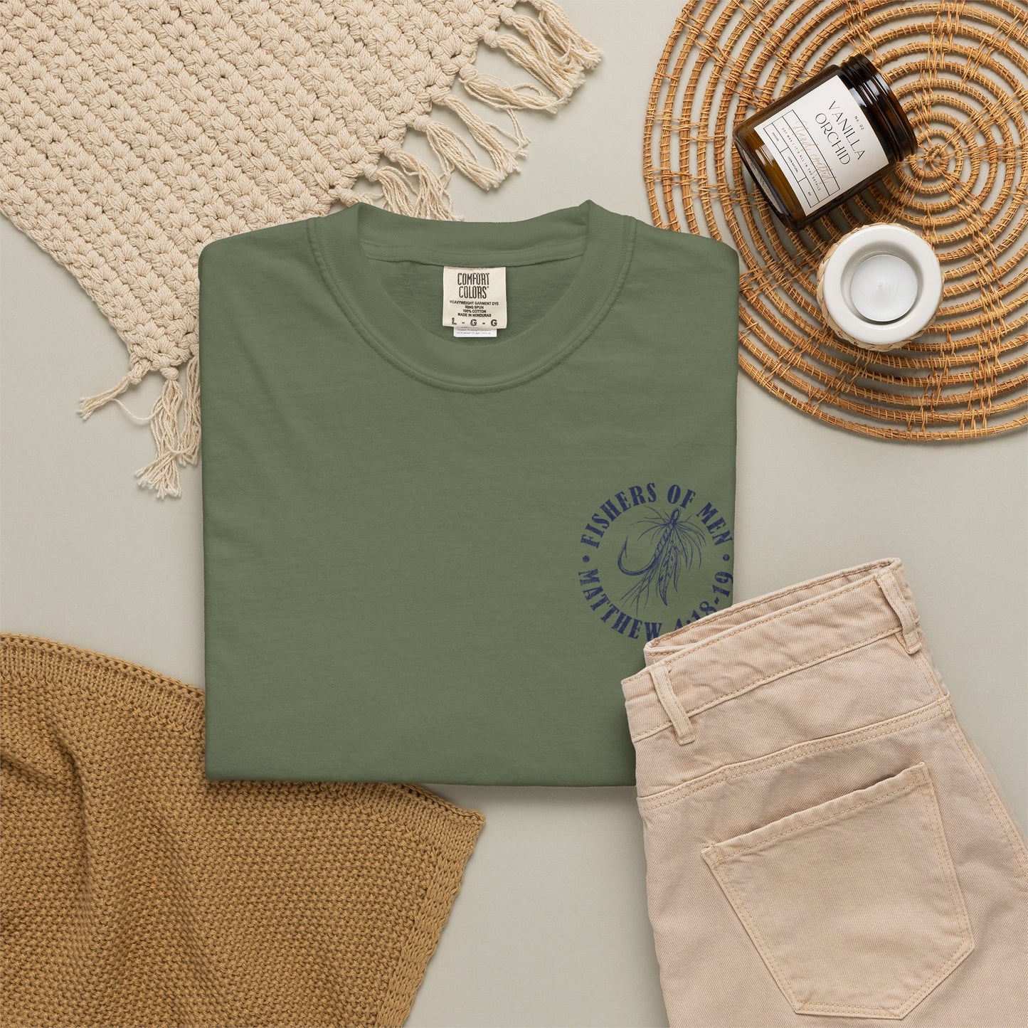 Fishers of Men T-Shirt — Christian Fishing Graphic Tee (Matthew 4:18-19)