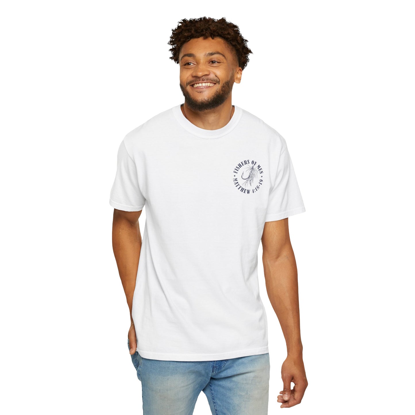 Fishers of Men T-Shirt — Christian Fishing Graphic Tee (Matthew 4:18-19)