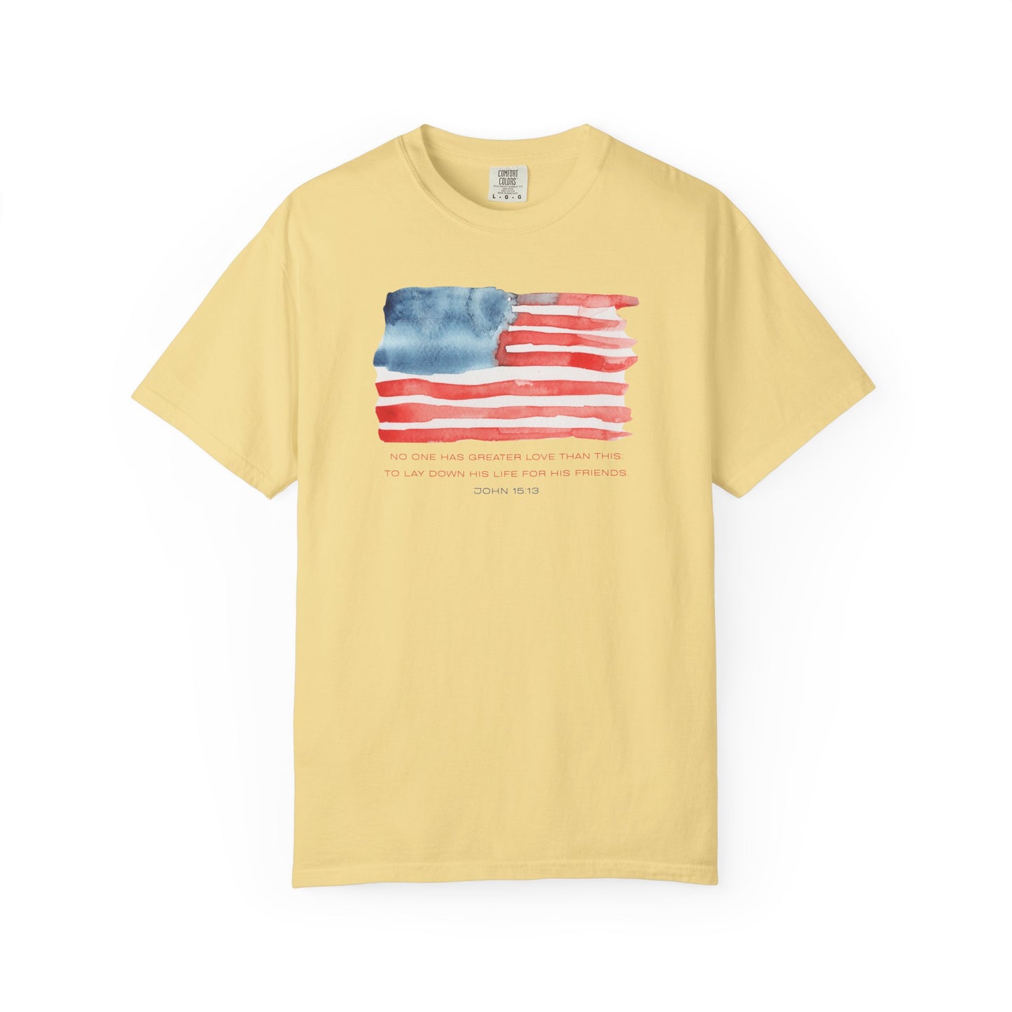 American Watercolor Flag T-Shirt