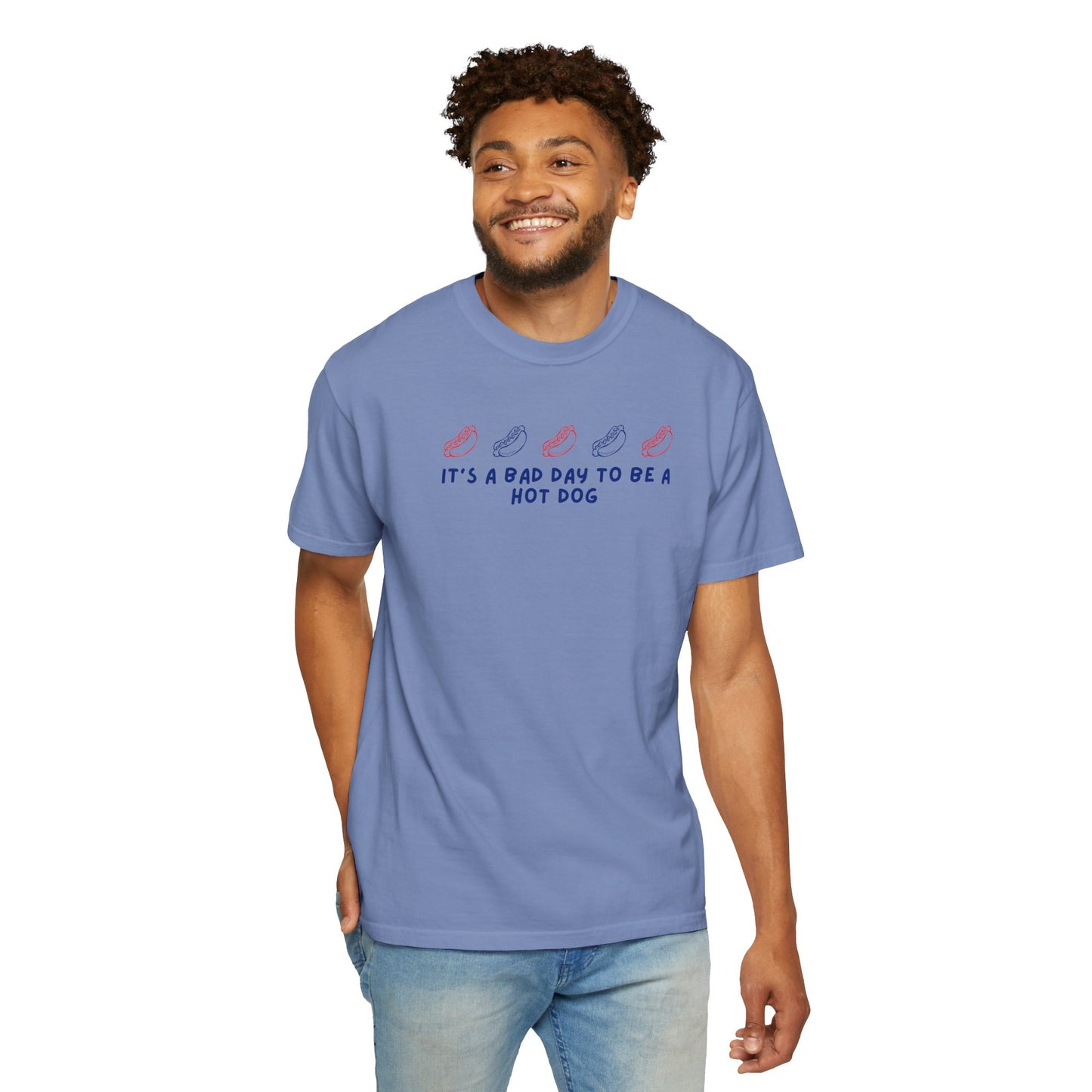 “It’s a Bad Day to Be a Hot Dog” Graphic T-Shirt