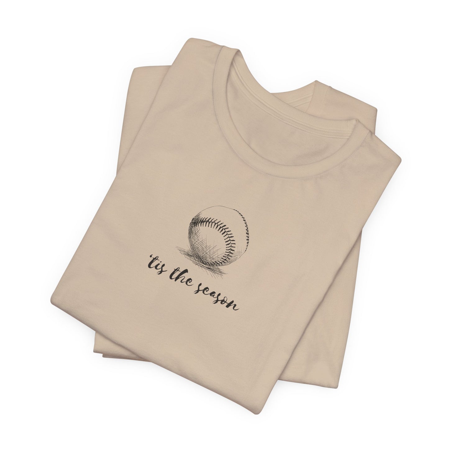 T-Shirt — 'Tis the Season' Minimal Baseball Tee