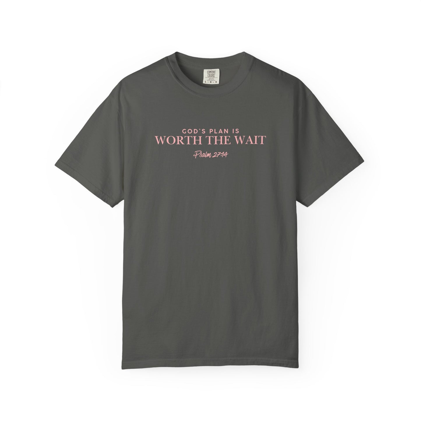 Worth the Wait T-Shirt — 'God & Grace' Inspirational Faith Tee
