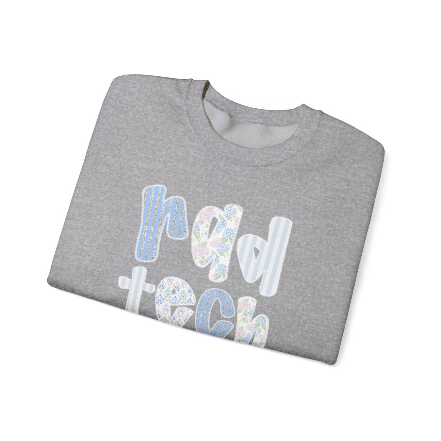 Rad Tech Crewneck Sweatshirt — Pastel Floral