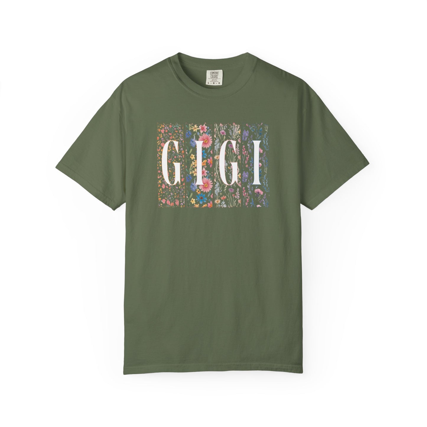 "GiGi" Floral Meadow Graphic T-Shirt — Watercolor Wildflower Print