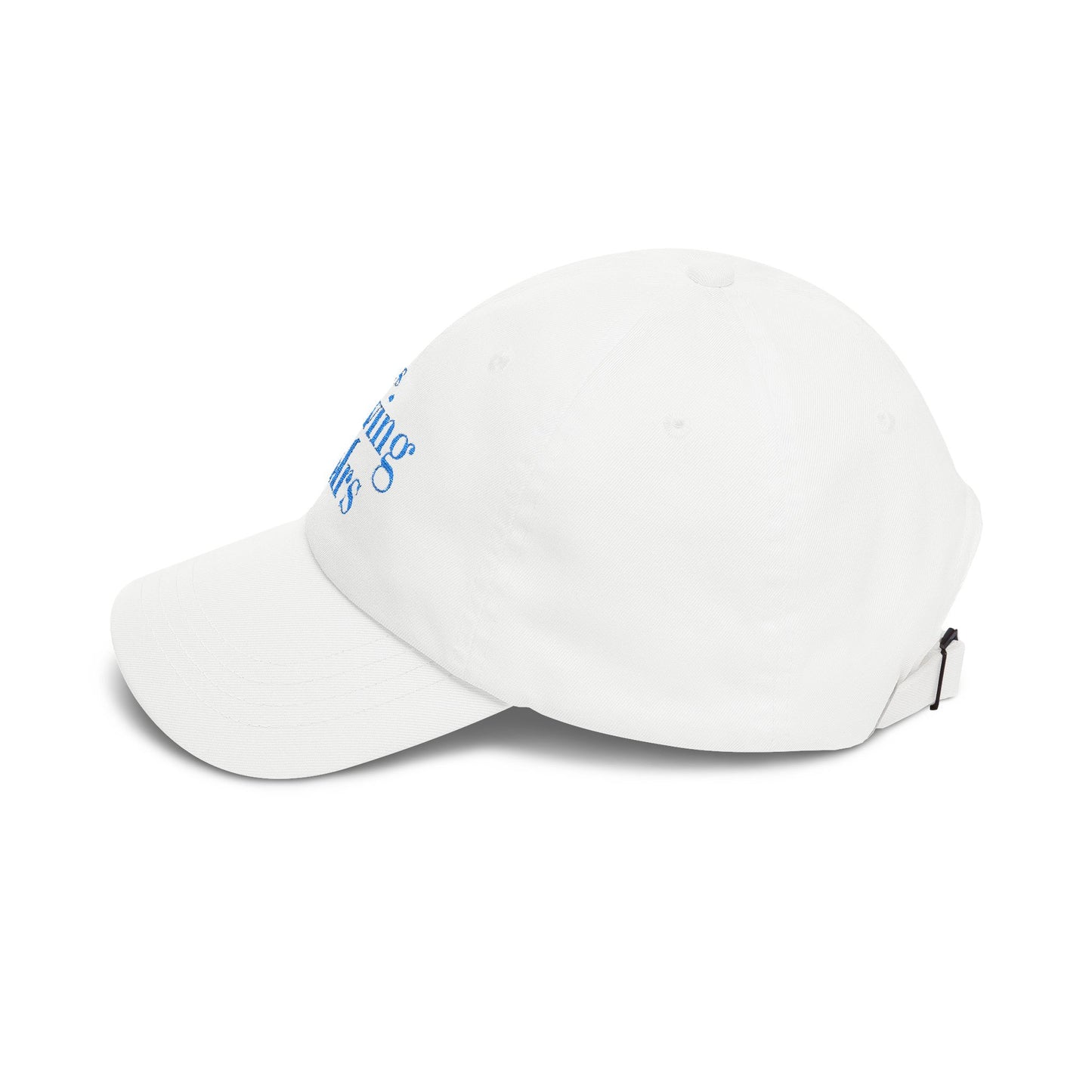 Dad Cap — "It's Giving Mrs" Embroidered White Baseball Hat