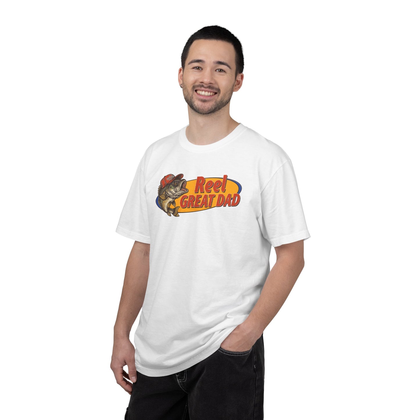 Reel Great Dad T-Shirt – Fishing Dad Graphic Tee