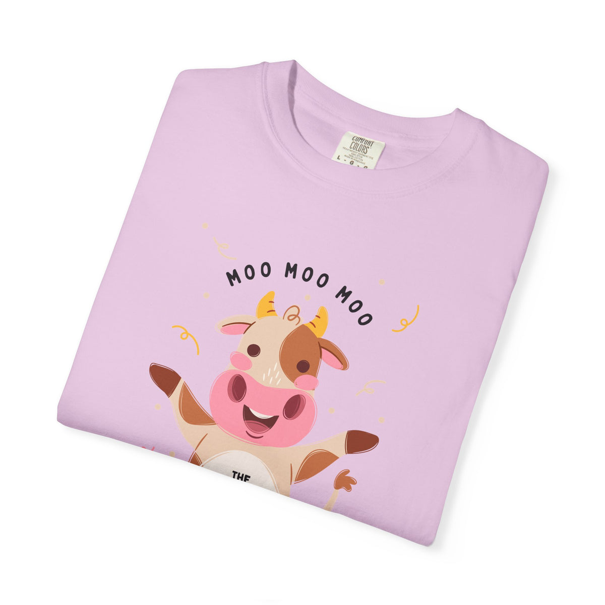 Mighty Moo Cow Graphic T-Shirt — Cute Farm Animal Tee