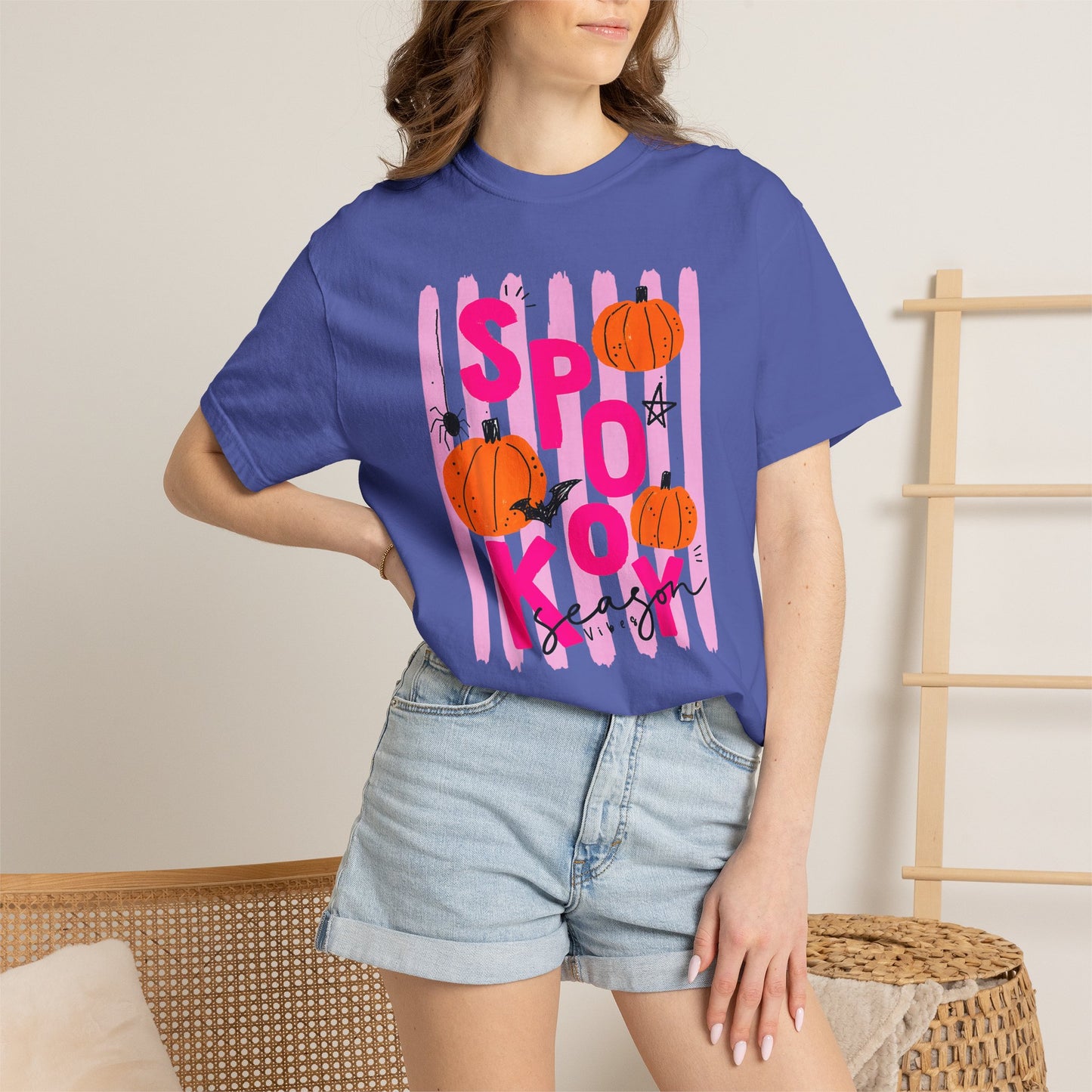 Spooky Season Vibes Pumpkin Tee