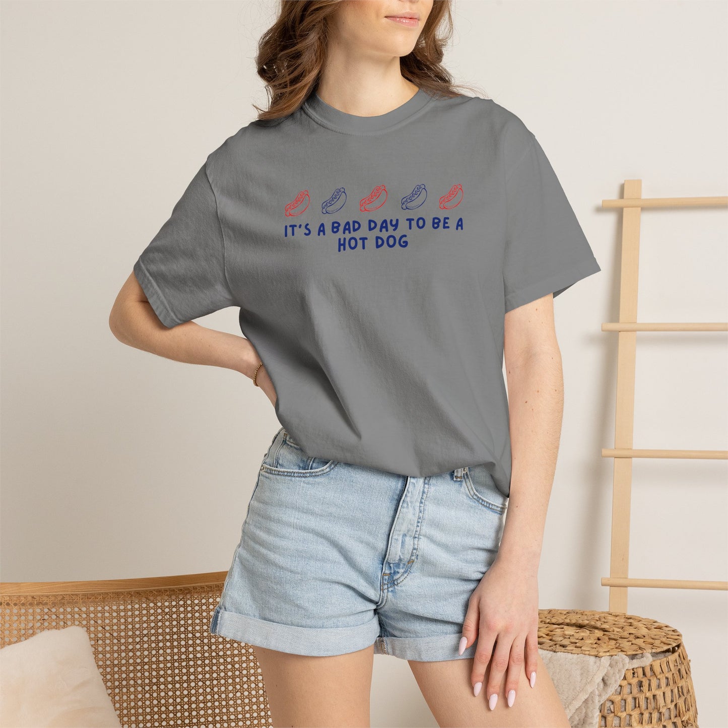 “It’s a Bad Day to Be a Hot Dog” Graphic T-Shirt