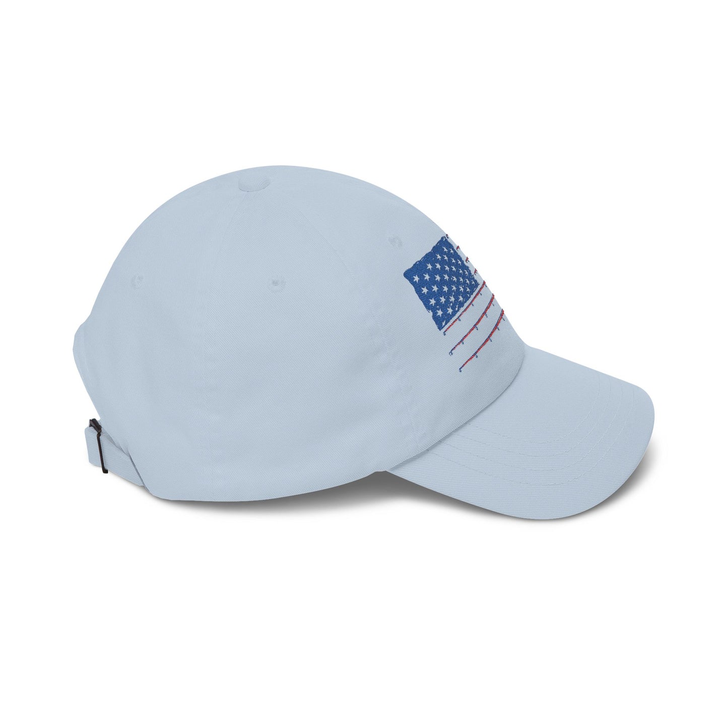 Dad Cap — Distressed American Flag Embroidered Baseball Hat