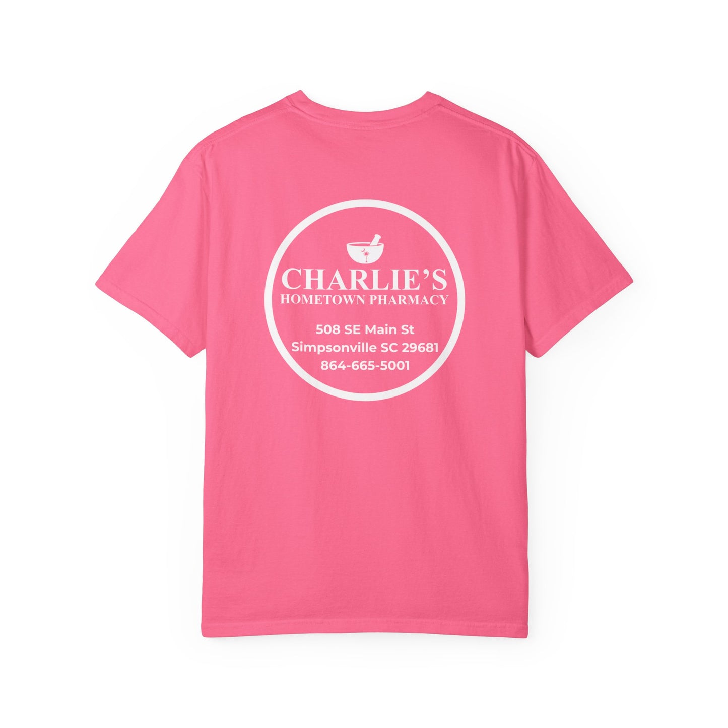 Pharmacy Logo T-Shirt — Charlie’s Hometown Pharmacy Logo Tee