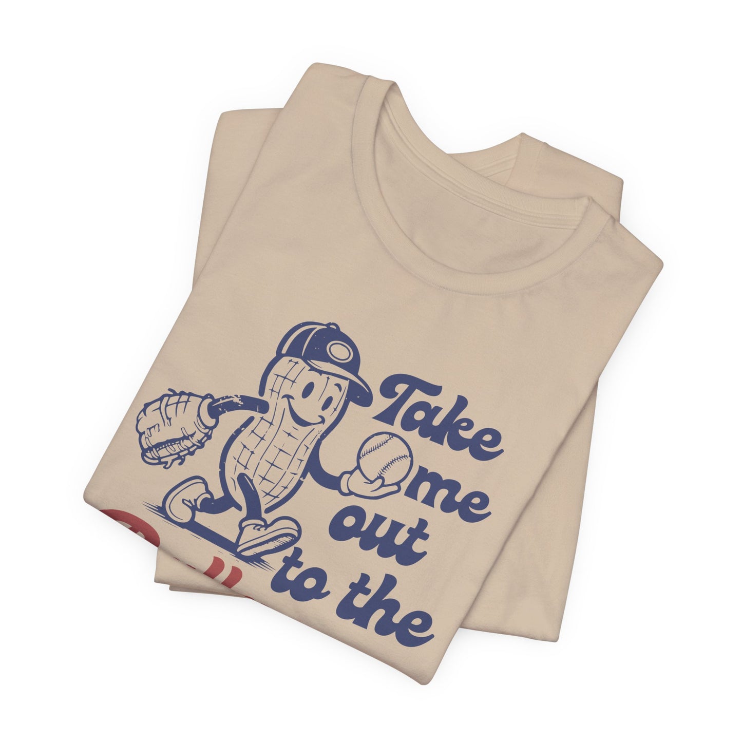 Baseball Tee — "Take Me Out to the Ballgame" Vintage Mascot T-Shirt