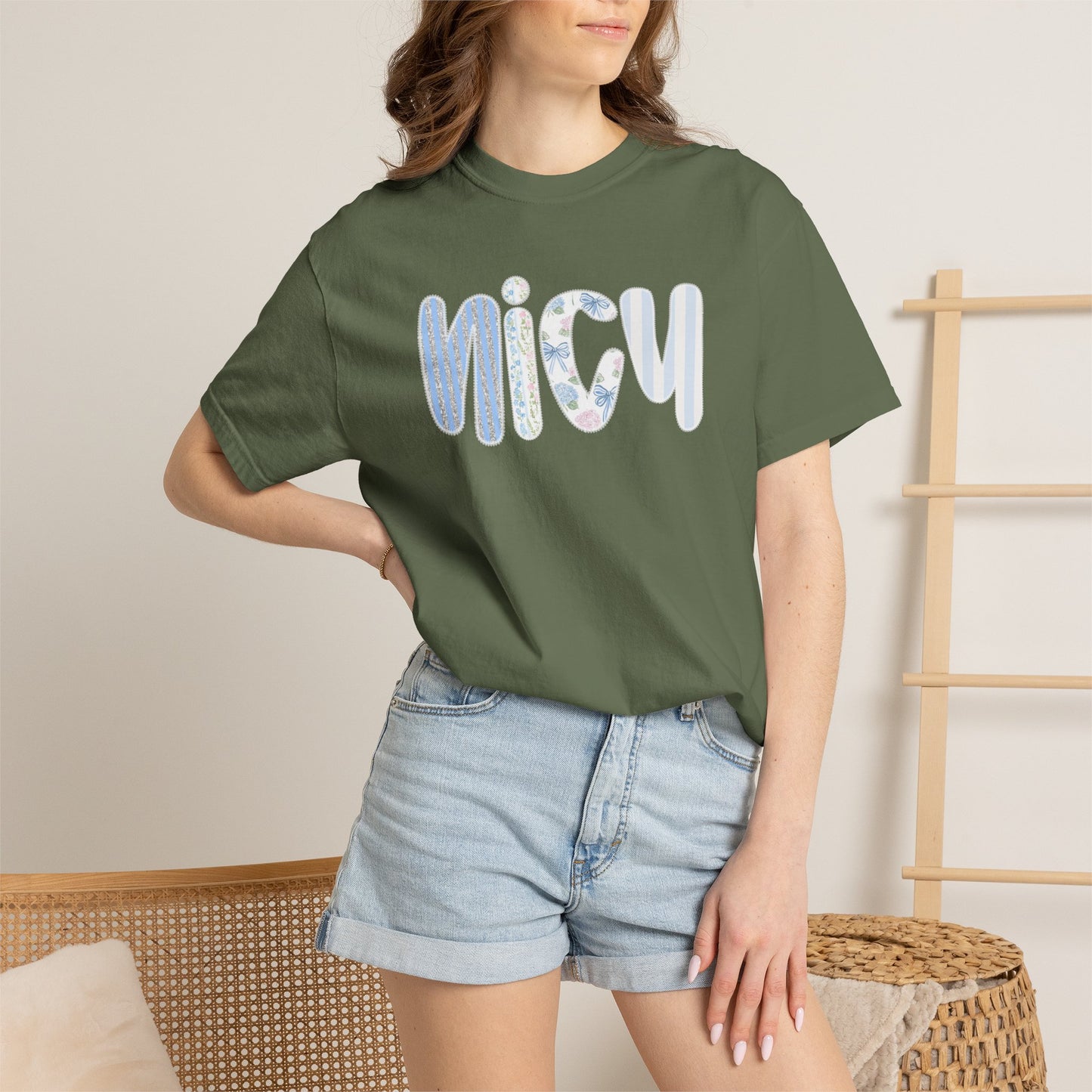 NICU Support T-Shirt — Pastel Baby Medical Staff Gift