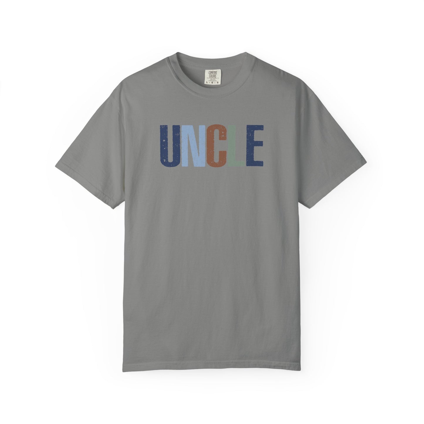 Uncle Graphic T-Shirt — Vintage Americana Lettering Tee for Dads & Family Gifts