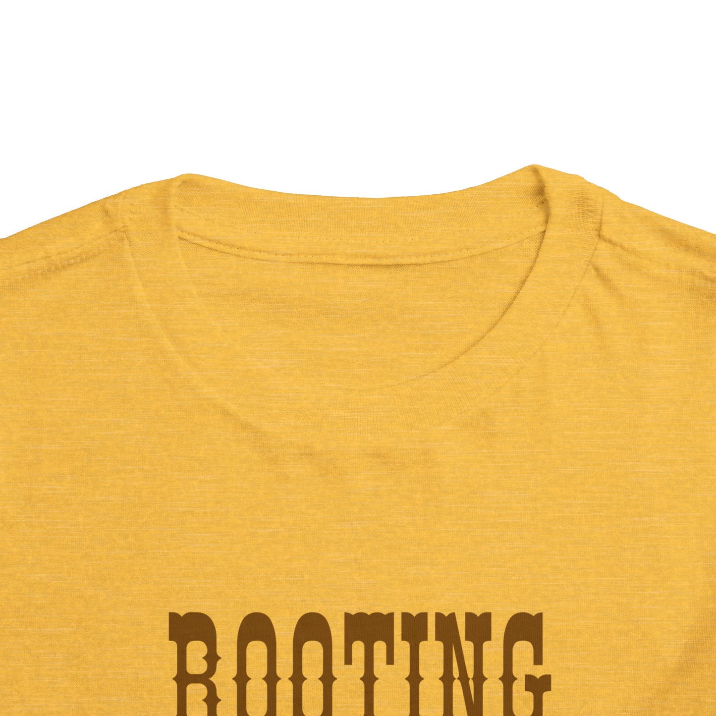 Toddler Tee - "Rooting and Most Definitely Tooting" Funny Baby Shirt