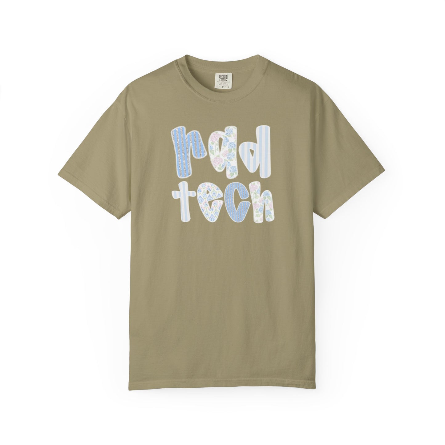 Rad Tech T-Shirt — Retro Floral 'rad tech' Graphic Tee for Radiologic Technologists