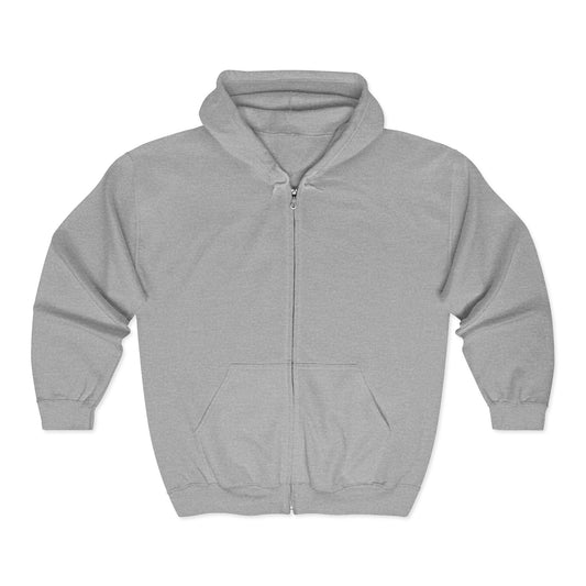 Butterfly Moth Zip Hoodie – Vintage Brown Moth Print Full-Zip Sweatshirt