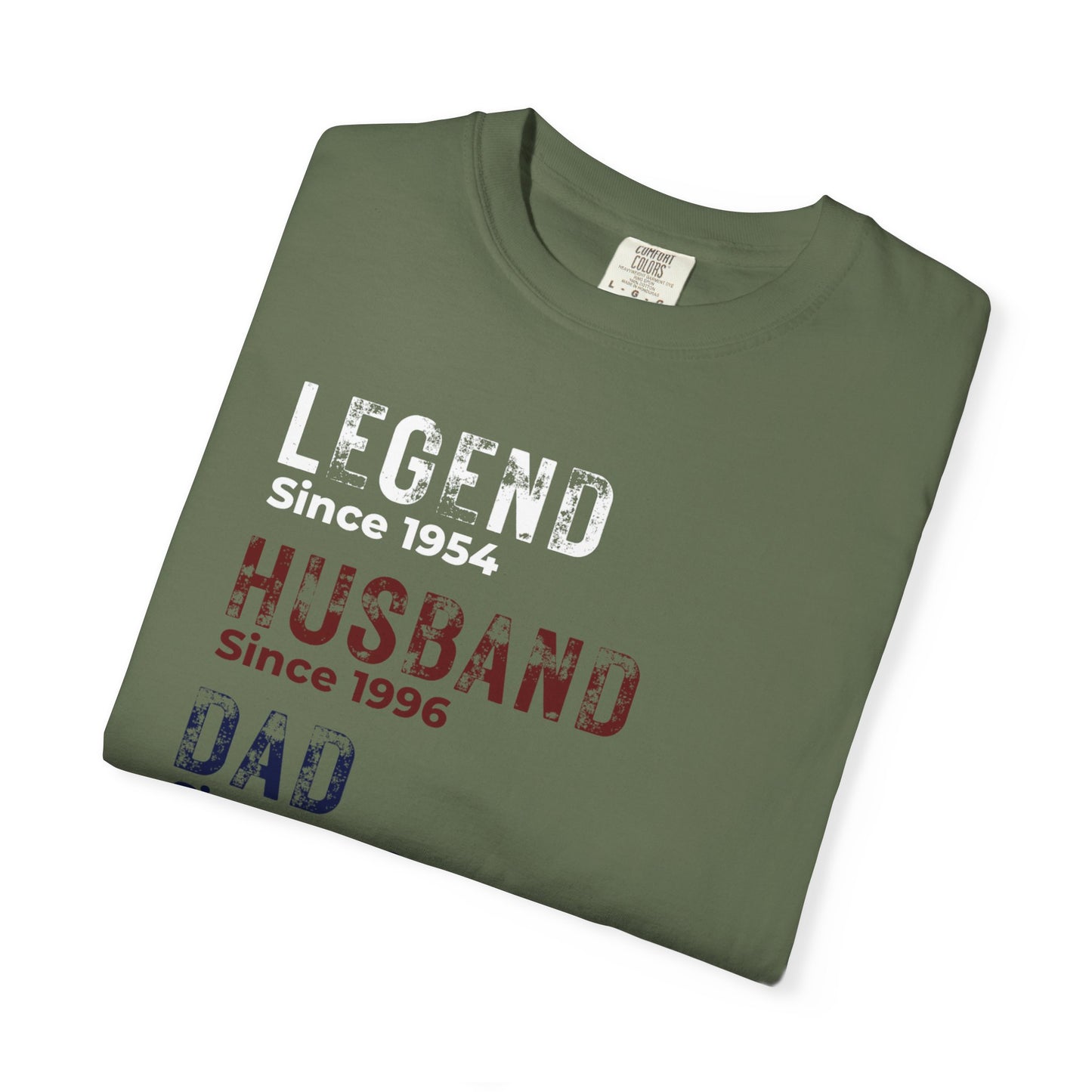 CUSTOM Legend, Husband, Dad T-Shirt — Vintage Tribute Tee