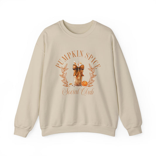 Pumpkin Spice Social Club Crewneck Sweatshirt