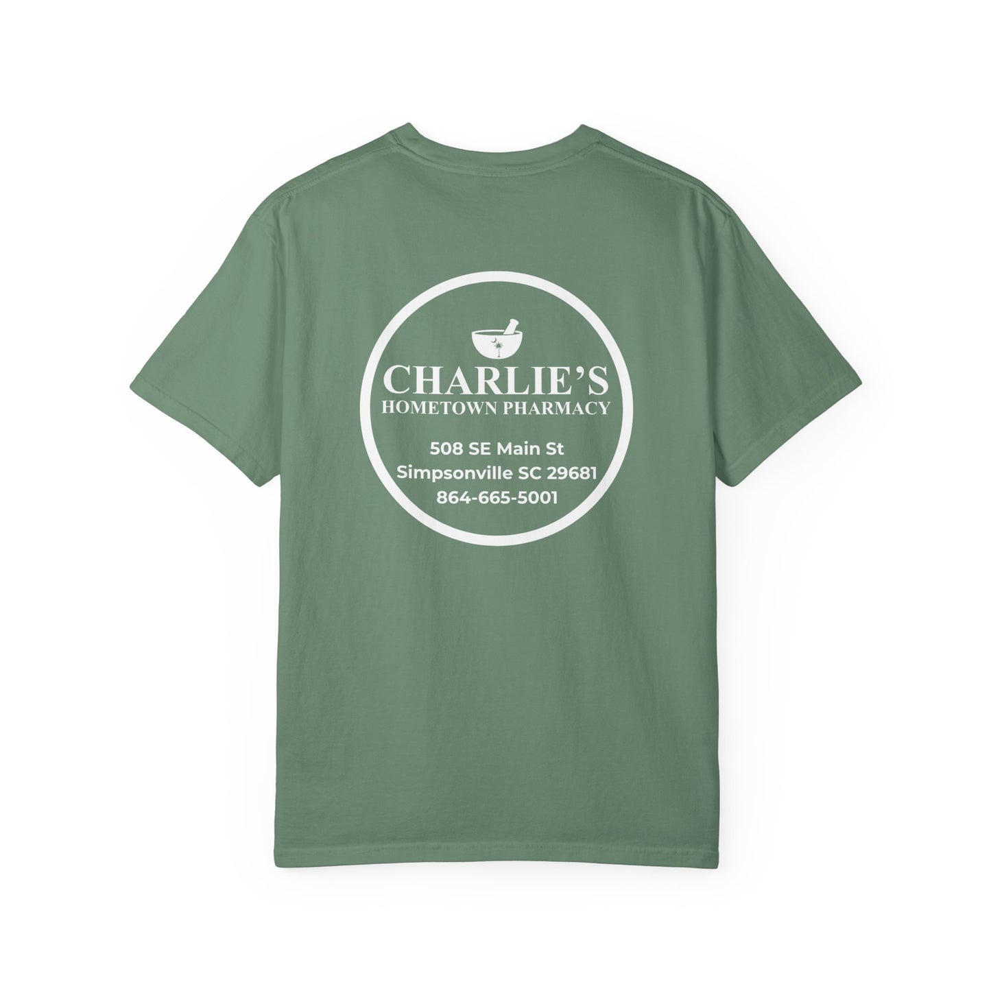 Pharmacy Logo T-Shirt — Charlie’s Hometown Pharmacy Logo Tee