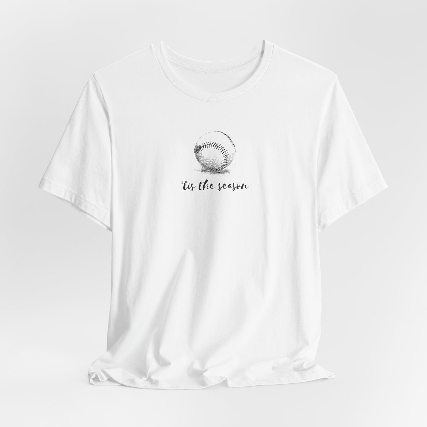 T-Shirt — 'Tis the Season' Minimal Baseball Tee